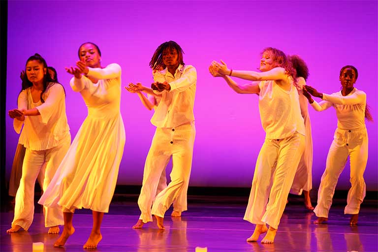 Dance company performance