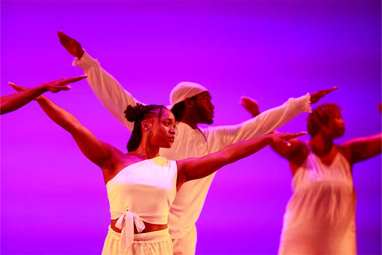 Dance company performance