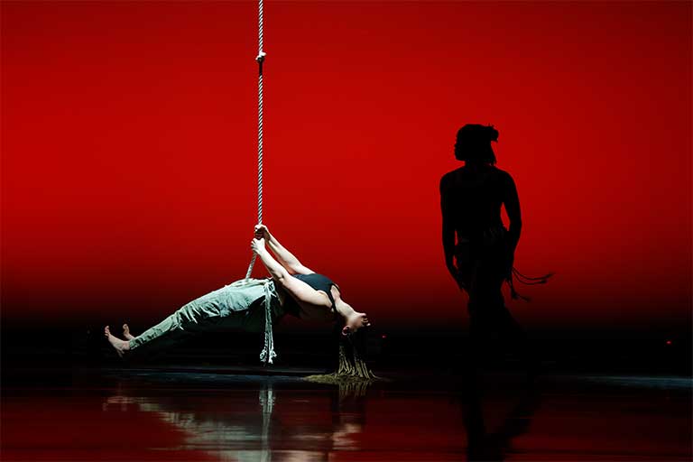 Dance company performance