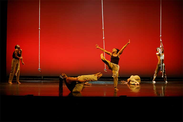 Dance company performance