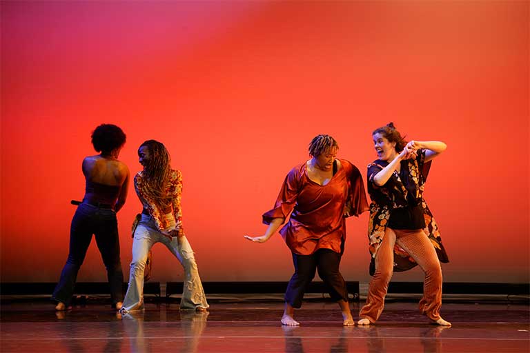 Dance company performance