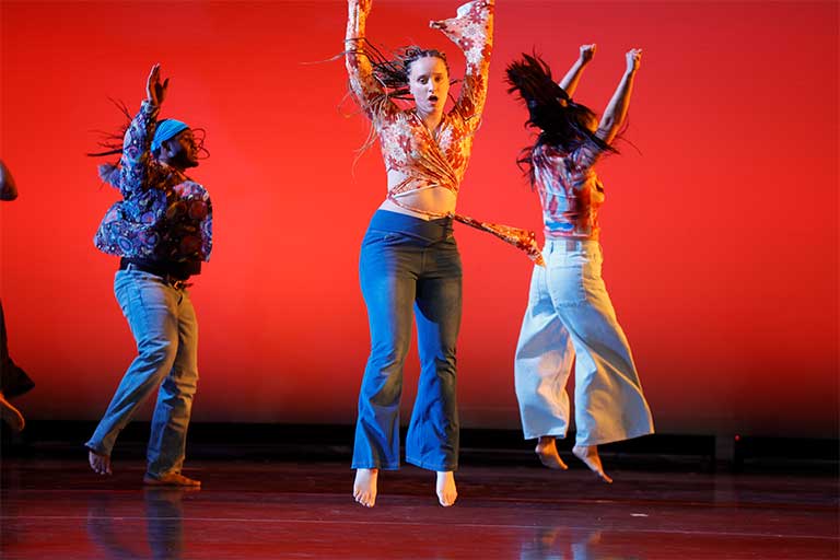 Dance company performance